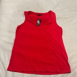Express Bright Red Sleeveless Tank